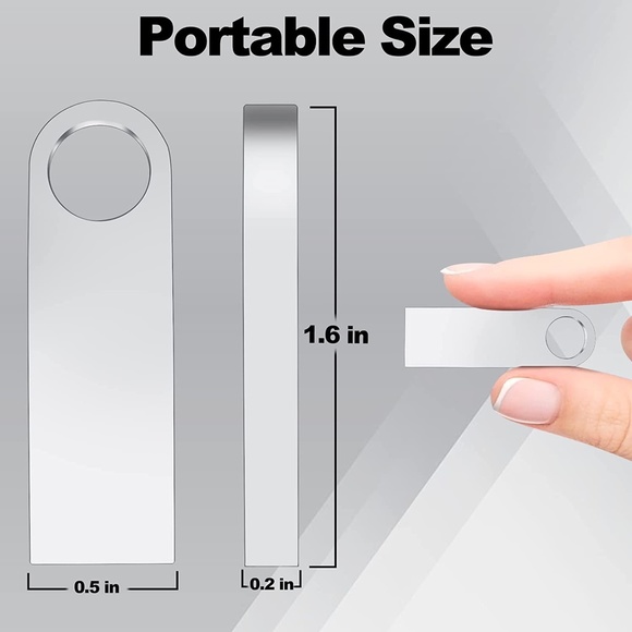 2 USB drives 🌟‼️NWOT‼️ Pendrive USB Drive 64GB Space Memory Stick Flash Drive - Picture 5 of 7